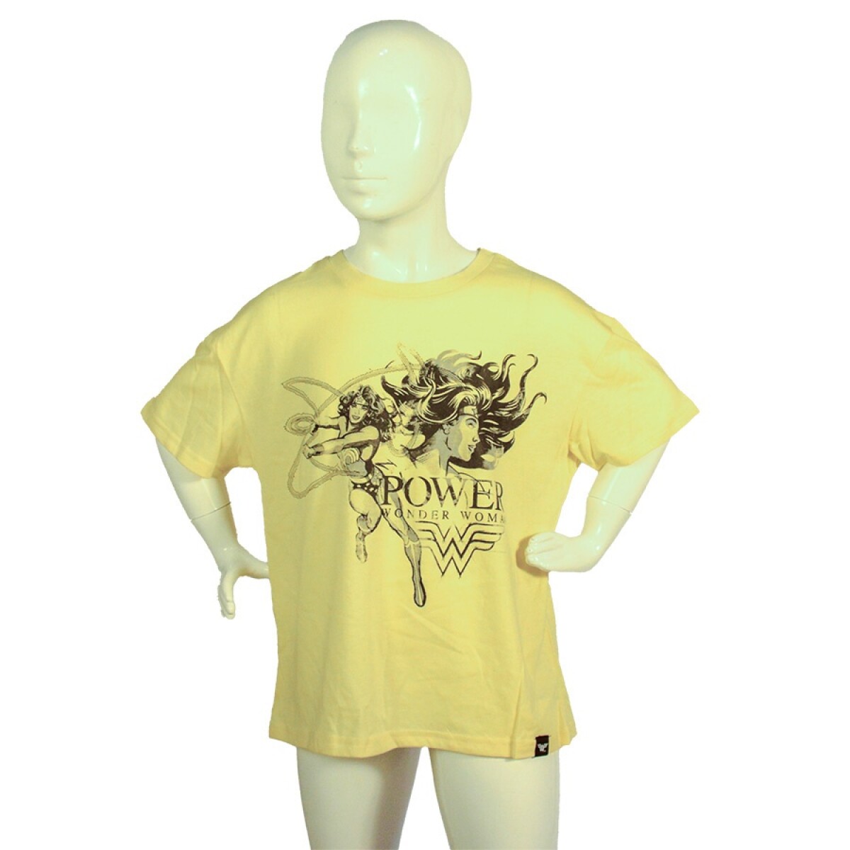 Remera DC Wonder Woman de Niños - WWIJSS24002 - Crema 