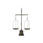 BALANZA DECORATIVA 51x25x124CM BALANZA DECORATIVA 51x25x124CM