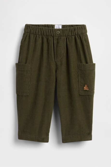 Pantalòn De Pana Bebé Army Jacket Green