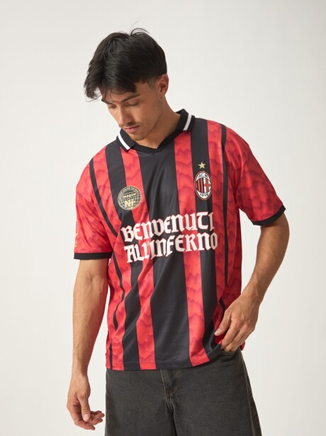 REMERA FUTBOL EQUIPOS MILAN