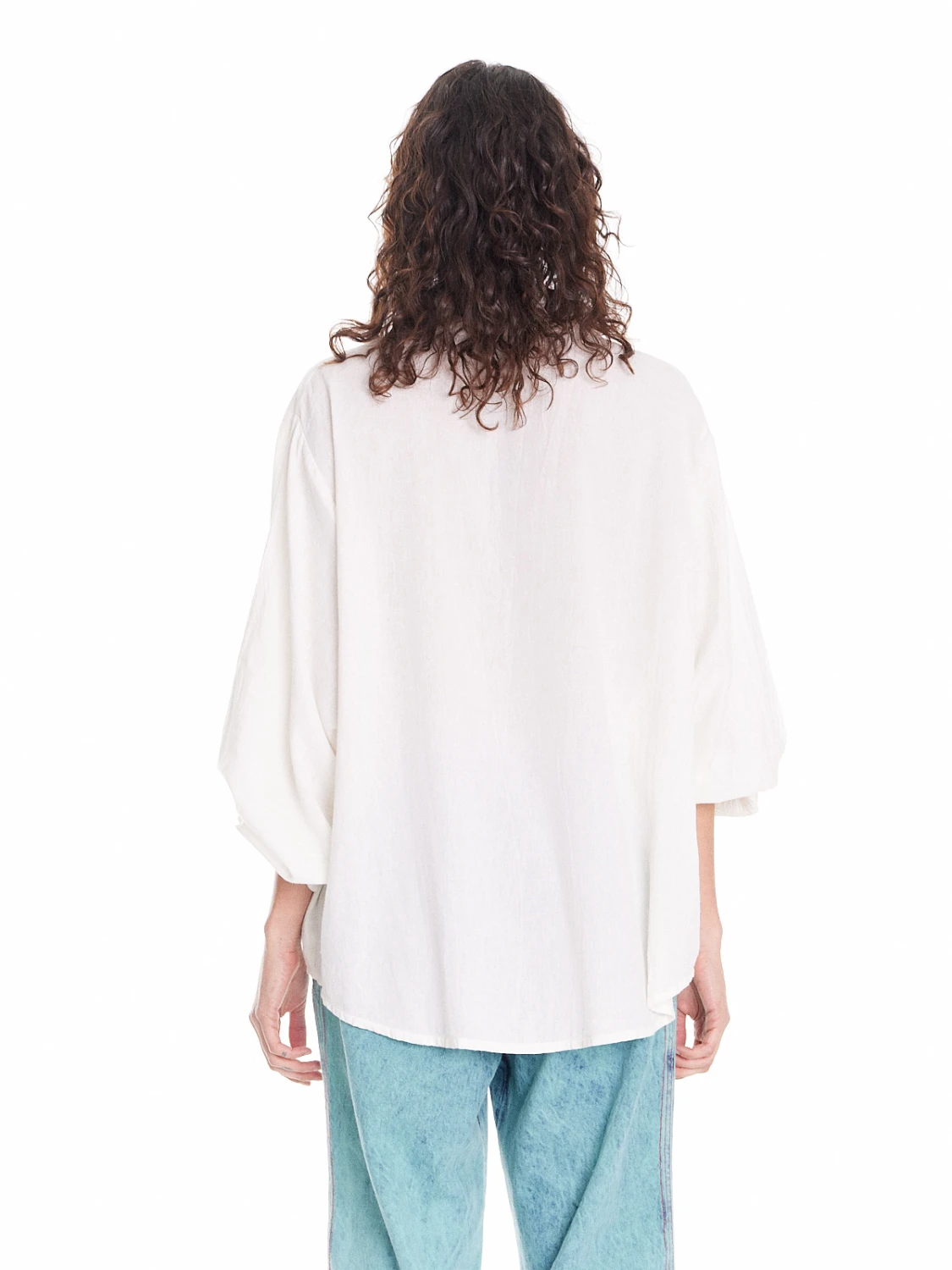 Camisa Cisne Cotton-linen off white s