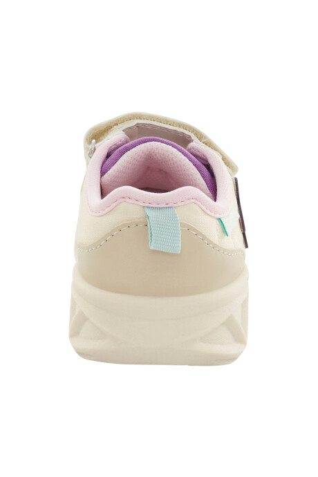 Championes con velcro, diseño floral Sin color