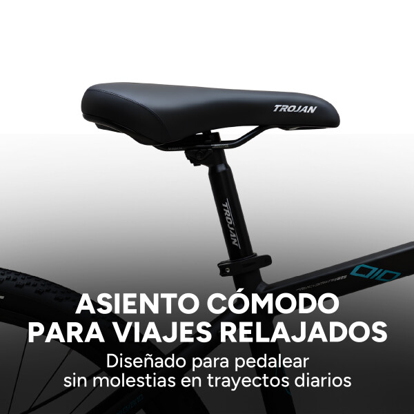 Bicicleta Crolan Montaña Rod 27.5 Freno Disco 21 Vel Shimano Color Negro Celeste