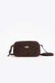 BANDOLERA LIPSTICK SUEDE Marron