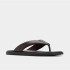 TAZZO BLACK LEATHER DARK BROWN