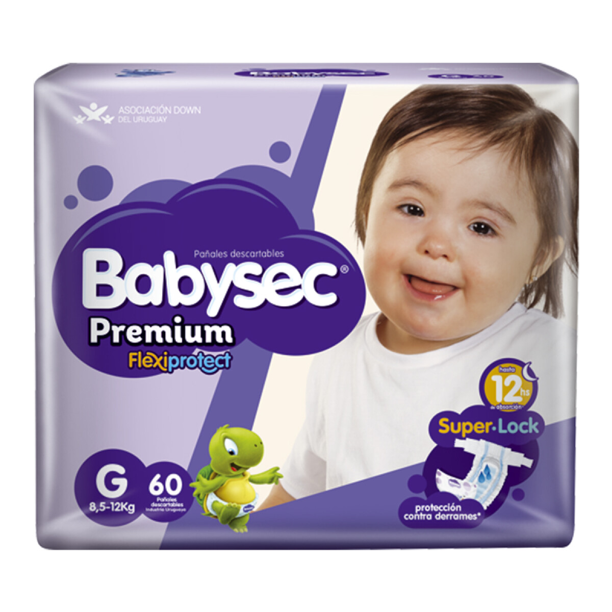Pañales de Bebé BABYSEC Premium Talle G x60 