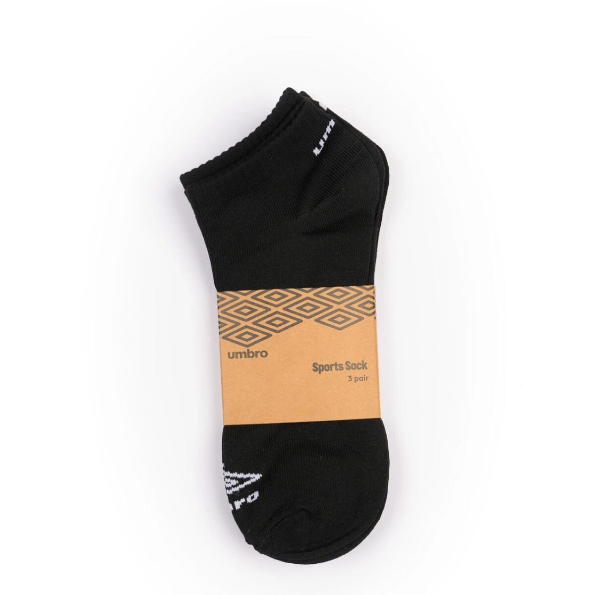 Medias Umbro Low Liner Masculino - Negro 