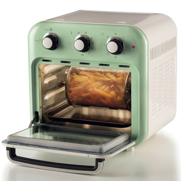 Freidora De Aire Ariete + Horno Vintage 16 L VERDE