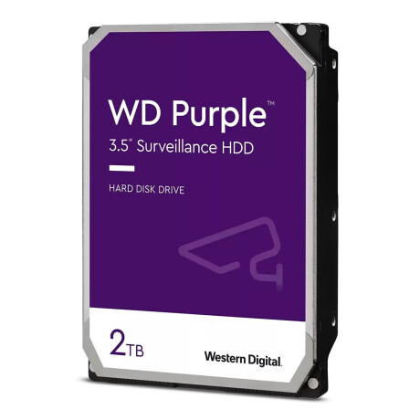 Western Digital - Disco Duro Wd Purple Hdd WD23PURZ - 3,5". 2TB. 64MB. Sata Iii. 5400 Rpm. 001
