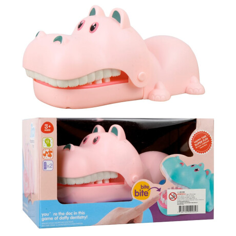 Juego de apretar dientes Hipopotamo mordedor Juego de apretar dientes Hipopotamo mordedor