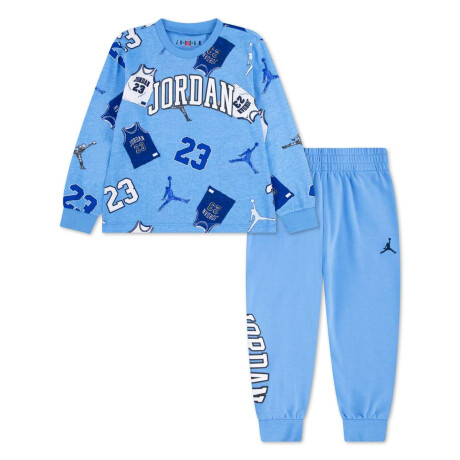 Conjunto MJ 23 Camiseta Manga Larga de Niño Azul