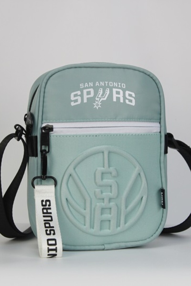 Morral con relieve en bolsillo San Antonio Spurs - NBA Celeste