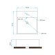 BACHA DE APOYO Y COLGAR LOZA BLANCA LINEA AMELIE 41X41X15 000