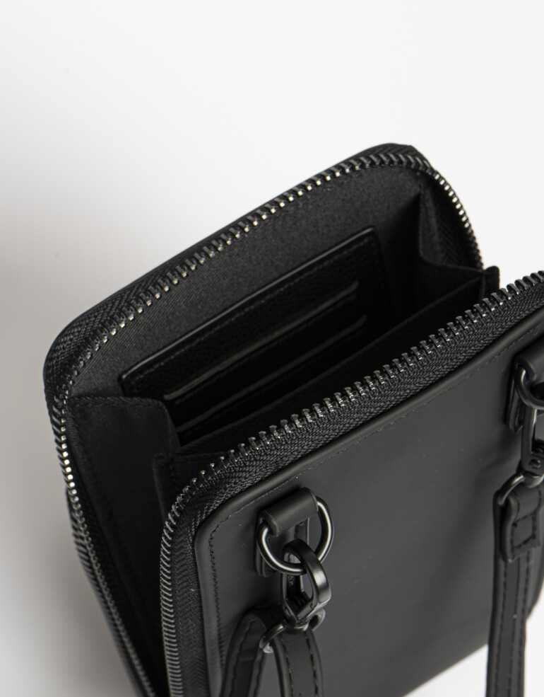 Ficheros Billetera Fichero Con Correa - Negro