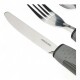 Set Cubiertos Adaptados Artritis, Temblor Manos Gris