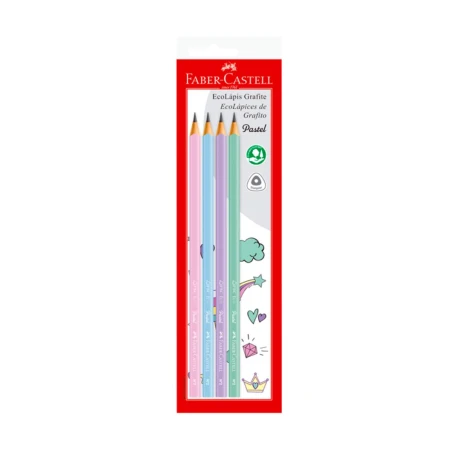 LAPICES DE ESCRIBIR FABER BLISTER 4 UNI PASTEL LAPICES DE ESCRIBIR FABER BLISTER 4 UNI PASTEL