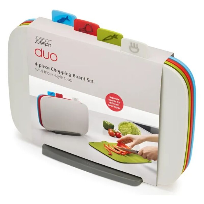 Set Tablas Para Picar Joseph Joseph X4 Con Base Antideslizante Cocina Set Tablas Para Picar Joseph Joseph X4 Con Base Antideslizante Cocina