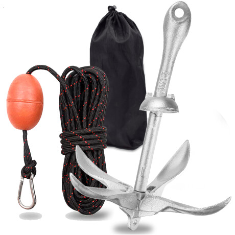 Ancla Rezon Maniobra Fondeo P/ Kayak Completo 2.5kg Ply005011
