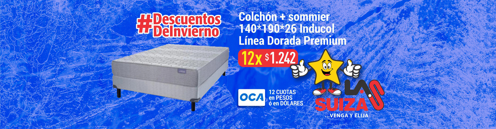 colchon+sommier inducol 140*190