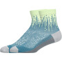 Medias Running Performance Run Sock Quarter Unisex Illuminate Yellow/foggy Teal
