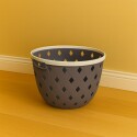 CESTO CANASTO CALADO REDONDO 24LTS 30,5X27CM CESTO CANASTO CALADO REDONDO 24LTS 30,5X27CM