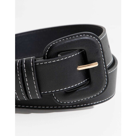 Cinturón Con Hebilla Negro