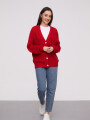 Cardigan Ahualoa Rojo