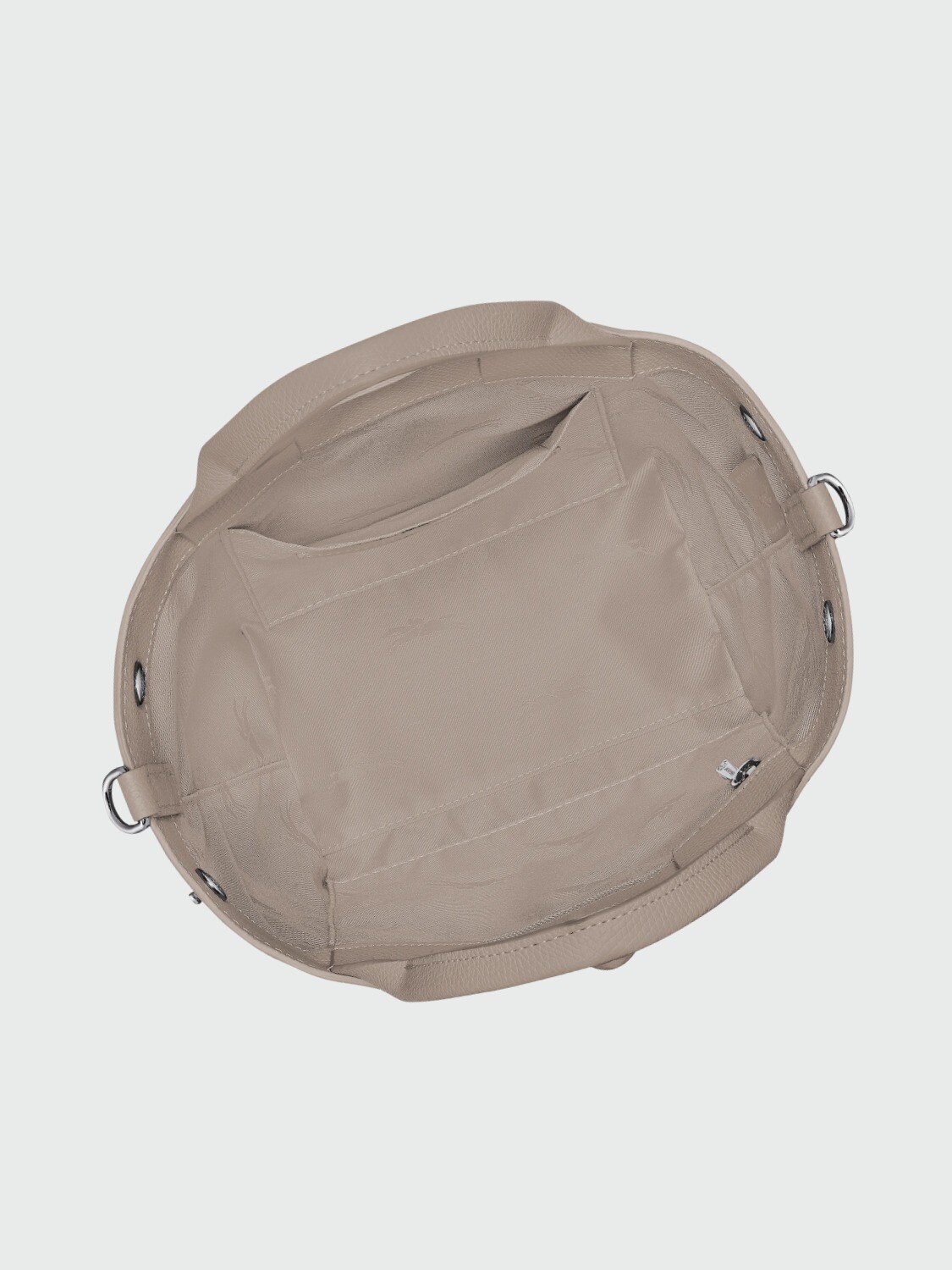 LONGCHAMP - LE ROSEAU, CARTERA DE MANO S Gris
