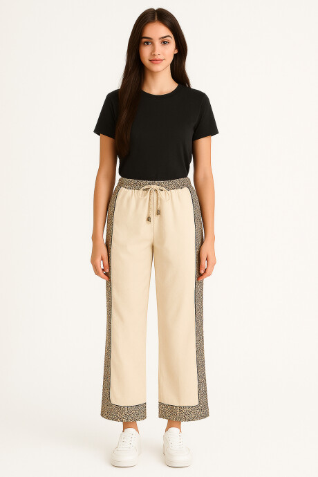 Pantalon Galinhos Estampado 1