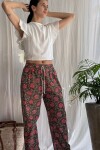 Pantalon Joaco Flores rojas