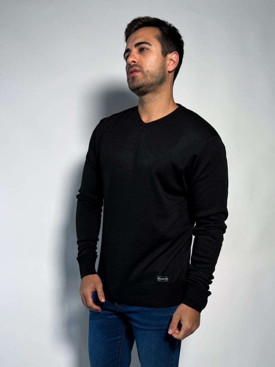 Sweater tejido Amaru - Negro 