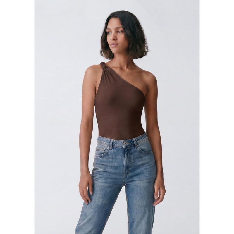BODY SM FEM MARROM ESCURO