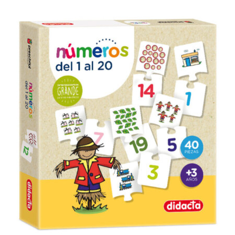 Números Del 1 Al 20 NUMEROS DEL 1 AL 20