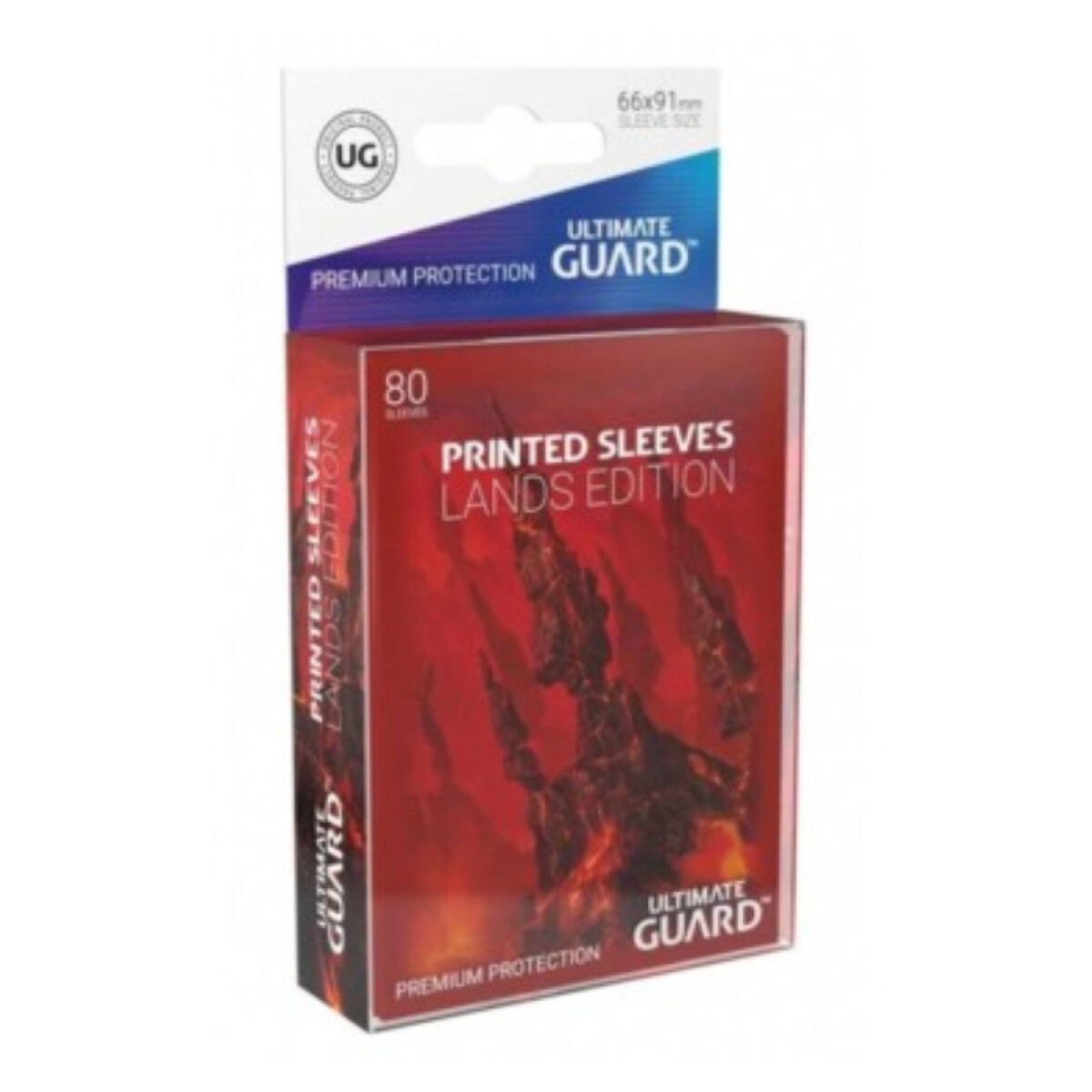 Ultimate Guard - 80 sleeves Standard Size - Lands Edition - Mountain 1 