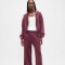 BAGGY WIDE LEG SWEATPANT TUSCAN RED WASH