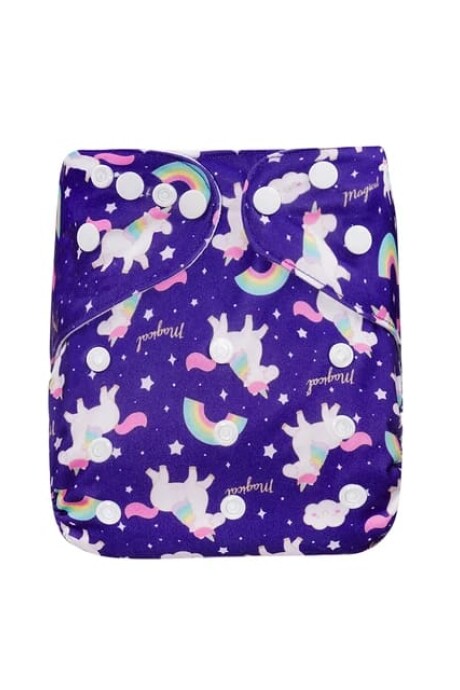 Pañal ecológico waterproof con inserto incluído Unicornios