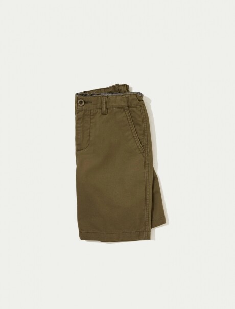 BERMUDA INFANTIL ESTILO CHINO VERDE