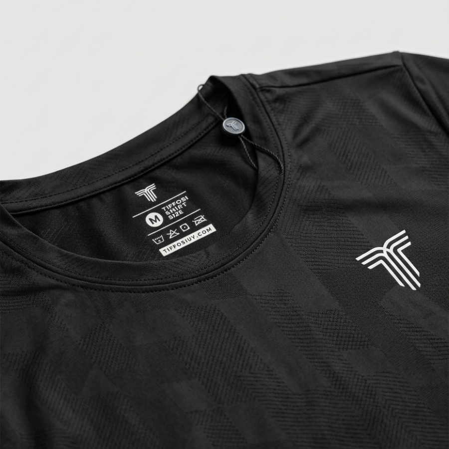 Remera de Hombre TIFFOSI Running Negro