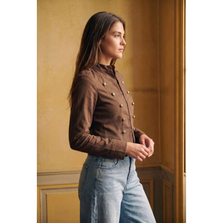 Chaqueta Alamares Marron