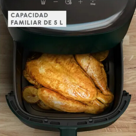 Freidora Easy Fry Max Moulinex, sin aceite, 5 Litros, 10 programas, color Verde Oscuro Freidora Easy Fry Max Moulinex, sin aceite, 5 Litros, 10 programas, color Verde Oscuro