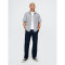 STRAIGHT LINEN PANT CLASSIC NAVY
