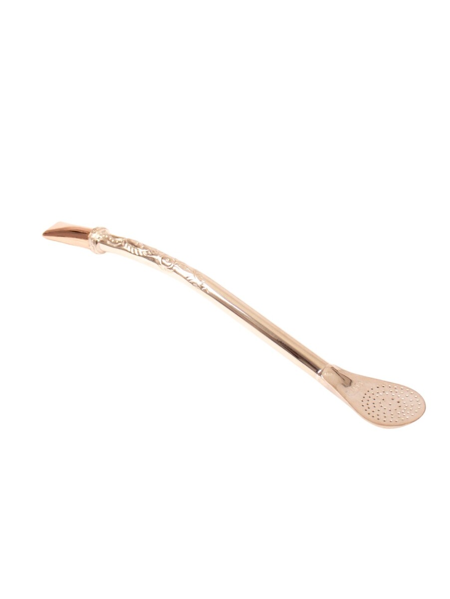 Bombilla De Plata y Oro - A2 