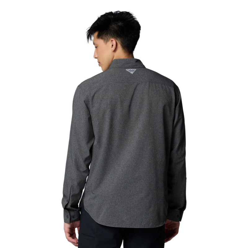 Camisa PFG Solar Breeze Woven Hombre BLACK