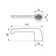 PORTA ROLLO METAL EPUYEN CROMO BRILLO ACCESORIO DE BAÑO CROMO