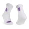 Medias Running Today is Runday Unisex Blanco/morado