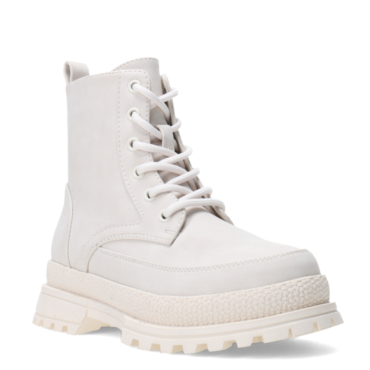 Bota SUNFLOWER acordonada con cierre MINI MissCarol - Off White 