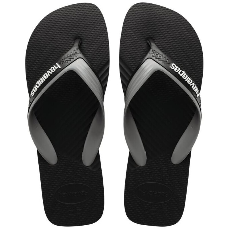 Sandalias de Hombre Havaianas Dual Negro - Gris Acero