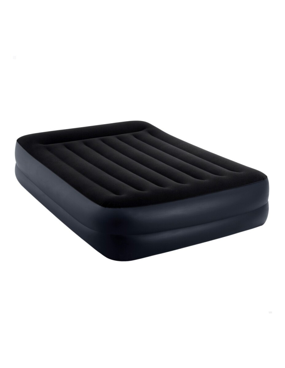 INTEX COLCHON SOMMIER DURA-BEAM BASICO FIBER-TECH CON BOMBA 2 PLAZAS QUEEN 