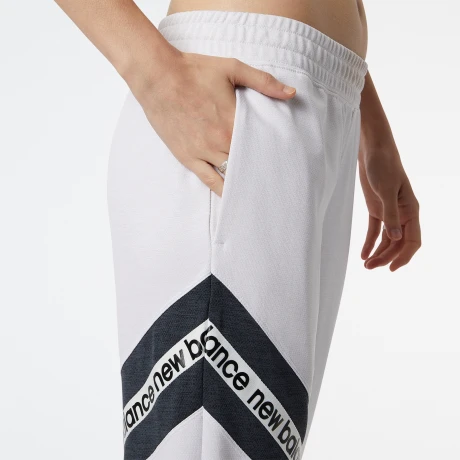 Pantalón New Balance de Dama RELENTLESS TERRY - WP21180SST WHITE