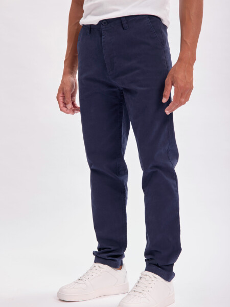Pantalón chino Azul Marino
